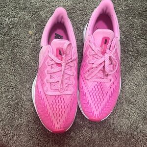Pink Nike running shoes size 6.5